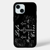 人生は十字架から始まる Case-Mate iPhoneケース (裏面)
