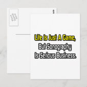 人生は単なるゲーム…ソノグラフィーは重い ポストカード (正面/裏面)