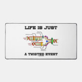 人生は単なるツイストイベントDNA複製ユーモアである デスクマット (正面)