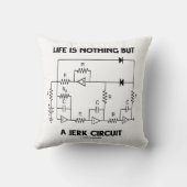 人生は単に単なる回路の物理学のユーモアにすぎない クッション (裏面)