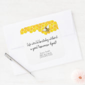 人生は厄介なビジネスマーケティング スクエアシール (封筒)