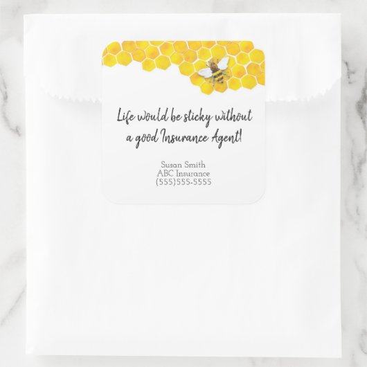 人生は厄介なビジネスマーケティング スクエアシール (バッグ)