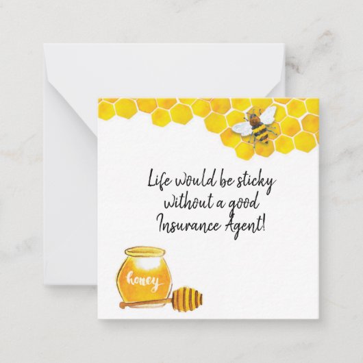 人生は厄介な名刺 ノートカード (正面)