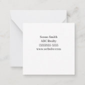 人生は厄介な名刺 ノートカード (裏面)