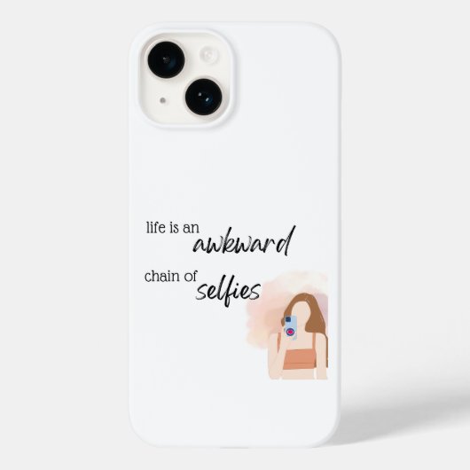 人生は厄介な自己連鎖だ Case-Mate iPhoneケース (裏面)