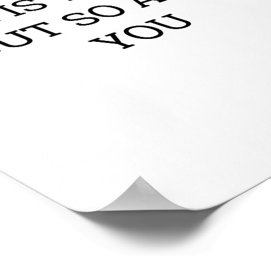 人生は厳しいけど君も引用文 ポスター (角)