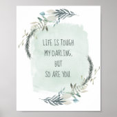 人生は厳しいよ、ぼくの愛する者よ、君は緑なんだ ポスター (正面)