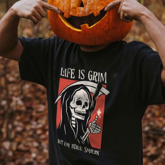 人生は厳しく厳しおもしろいい痛烈なおもしろい皮肉なプン Tシャツ