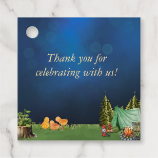 人生は双子とのS'moreおもしろいメッセージカード フェイバータグ