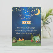 人生は双生児とsのおもしろい招待状 招待状 (スタンド正面)