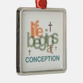 人生は受胎から始まる メタルオーナメント (右)