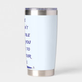 人生は古い物語の人生書のデザインではない 保温保冷タンブラー (背面)