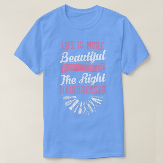 人生は右Haiに会うときより美しい Tシャツ (デザイン正面)