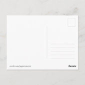 「人生は君のクール中に大いに入っているカラフル」 ポストカード (裏面)