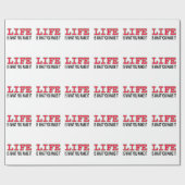 人生は君の作る物だ ラッピングペーパー (フラット)