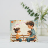 「人生は君の方がいい、パパ」 ポストカード (スタンド正面)