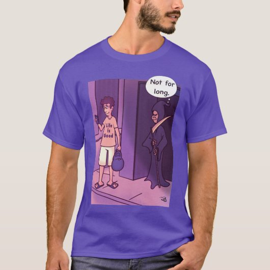 人生は善人のTシャツ Tシャツ (正面)