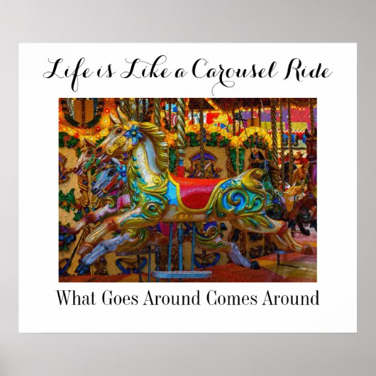 「人生は回転木馬だ」 - SRF ポスター (正面)