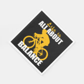 人生は均衡に尽きる スタンダードランチョンナプキン (角)