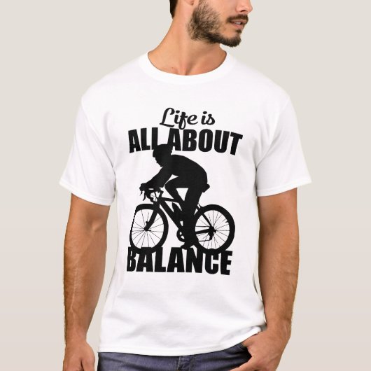 人生は均衡に近い Tシャツ (正面)