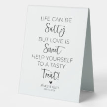 人生は塩辛くてもよいが愛は甘い兆し