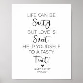 人生は塩辛くてもよいが愛は甘い兆し ポスター (正面)