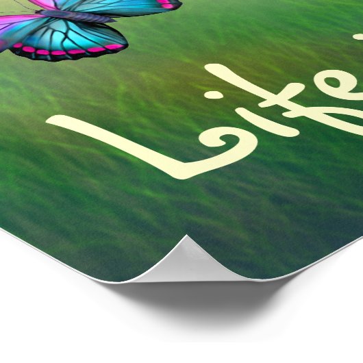 人生は壊れやすい取っ手に祈りの言葉ポスター ポスター (角)