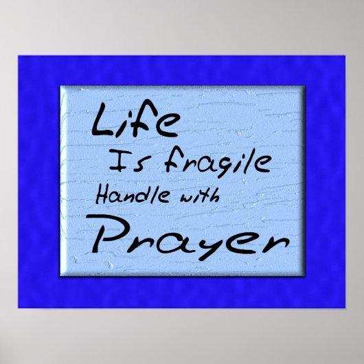 人生は壊れやすい ポスター (正面)