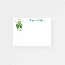 人生は変だ。アイルランドのデザインは注意を喚起。 ポストイット