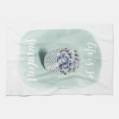 人生は多肉食だ キッチンタオル (横)