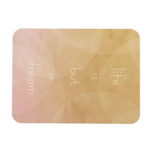 人生は夢だ マグネット (横)