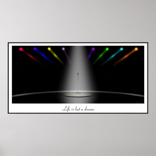 人生は夢に過ぎない。 ポスター (正面)