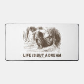 人生は夢の不思議の国の眠る赤い王 デスクマット (正面)