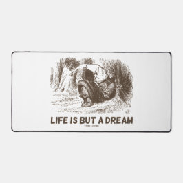 人生は夢の不思議の国の眠る赤い王 デスクマット