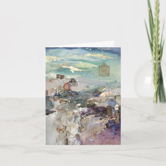 人生は大きなキャンバスカード カード (正面)