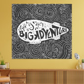 人生は大冒険だ キャンバスプリント (インサイチュ (リビング))