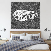 人生は大冒険だ キャンバスプリント (インサイチュ (寝室))