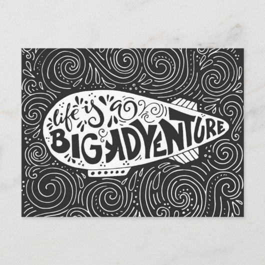 人生は大冒険だ ポストカード (正面)