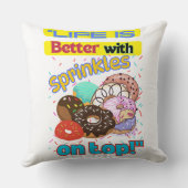 人生は天に振りかけると良い。 クッション (裏面)