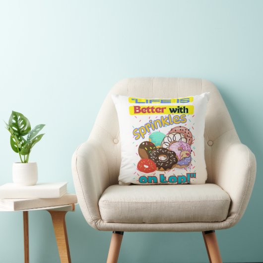 人生は天に振りかけると良い。 クッション (椅子)