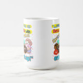 人生は天に振りかけると良い。 コーヒーマグカップ (中央)