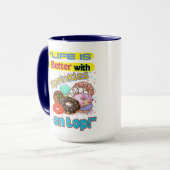 人生は天に振りかけると良い。 マグカップ (正面左)