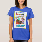 人生は天に振りかけると良い。 Tシャツ (正面)