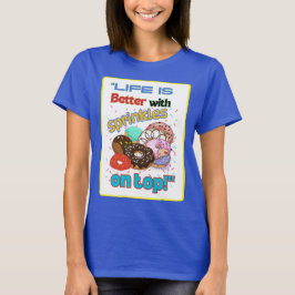 人生は天に振りかけると良い。 Tシャツ