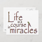 人生は奇蹟の行程である ポストカード (正面/裏面)