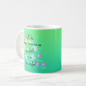 人生は完璧でなくてもよい コーヒーマグカップ (正面左)
