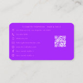 人生は完璧ではないが、あなたの爪、 ネイルは 名刺 (裏面)