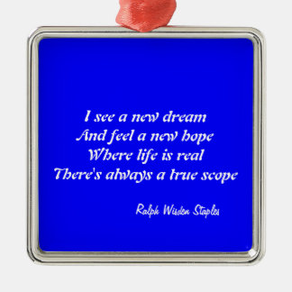 人生は実在 メタルオーナメント