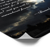 人生は嵐の引用文 ポスター (角)