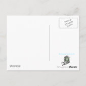 人生は嵐を待つためのものではない ポストカード (裏面)